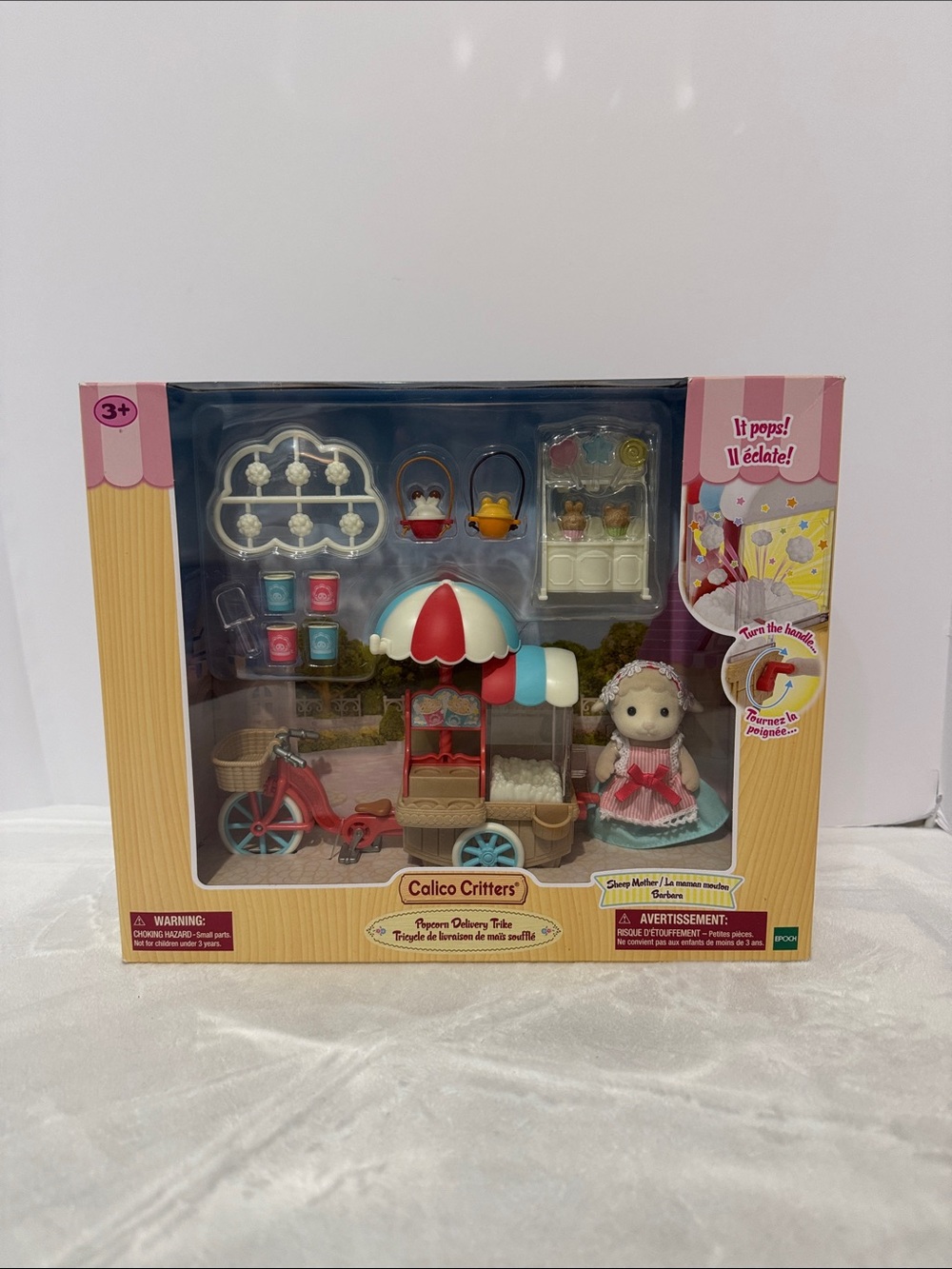 Calico critters Sylvanian Families Popcorn Delivery Trike Set